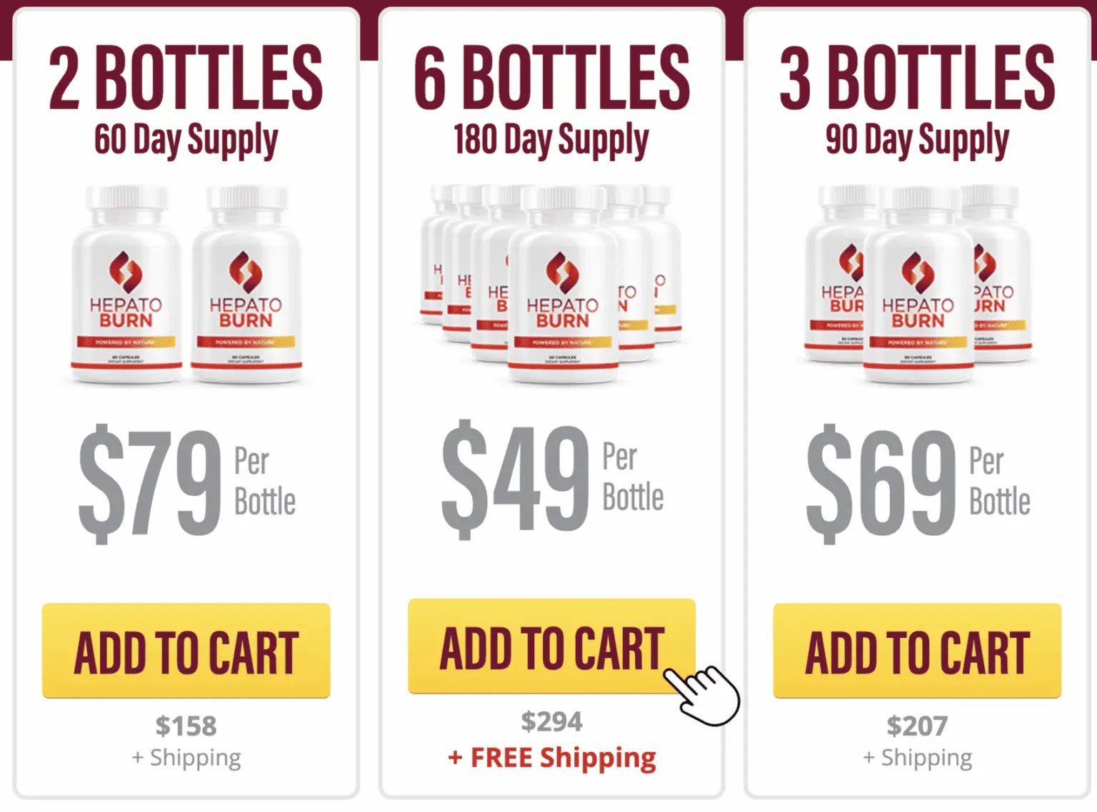 hepatoburn packages